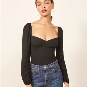 Reformation Reign Top - Black